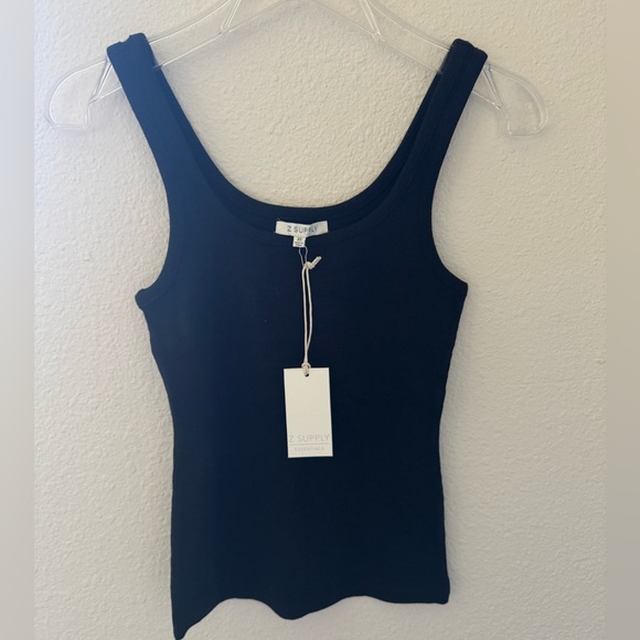 Z Supply Tops - Z SUPPLY XS BLACK RIBBED TANKTOP XS
